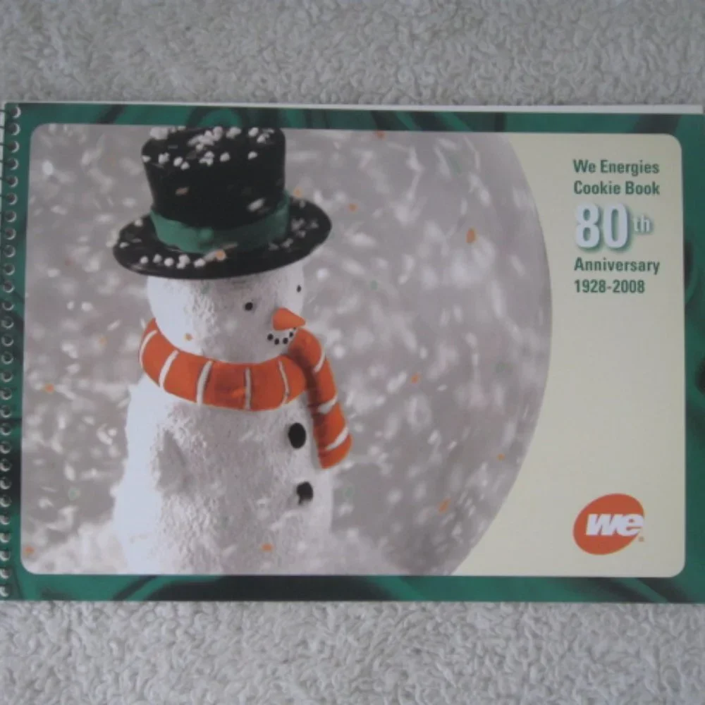 WE Energies 80th Anniversary Cookie Book